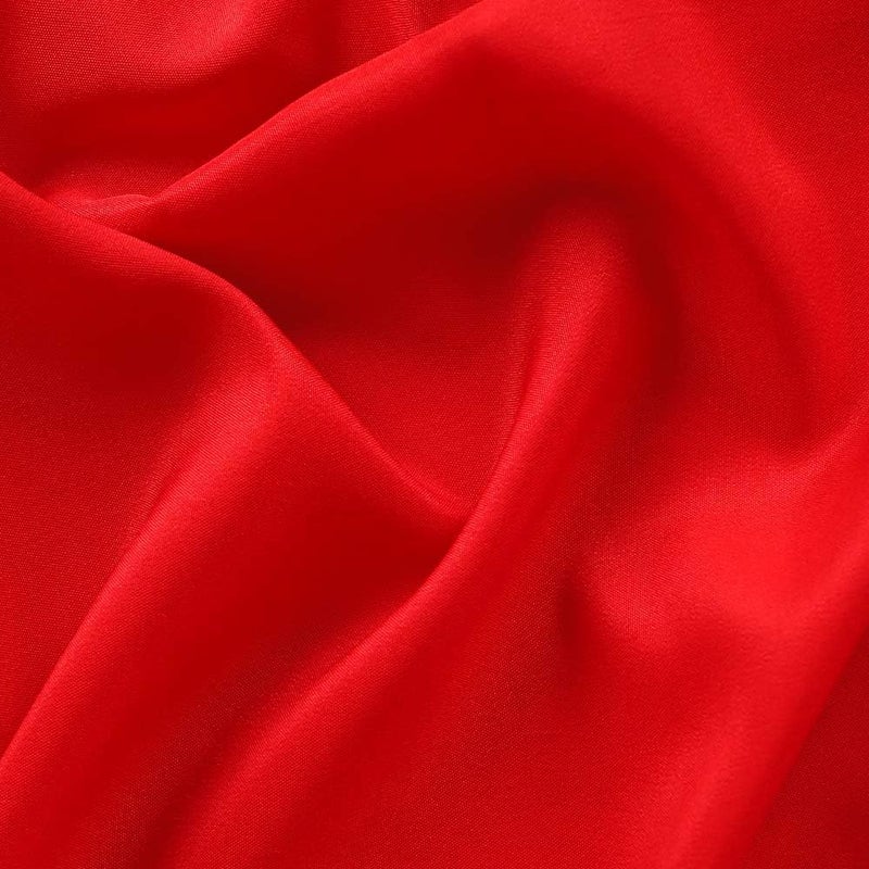 GFCC 6FT x 10FT Red Polyester Backdrop Curtain for Wedding Party Banquet,Fabric Backdrop - Image 2